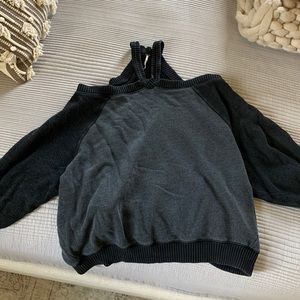 Free People Cold Shoulder Sweatshirt